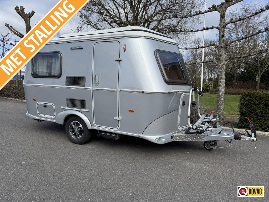 Eriba Touring 320 GT Fietsdrager,Serviceluik,hordeur,autark, Caravans en Kamperen, Standaardzit, Bedrijf, 750 - 1000 kg, Eriba