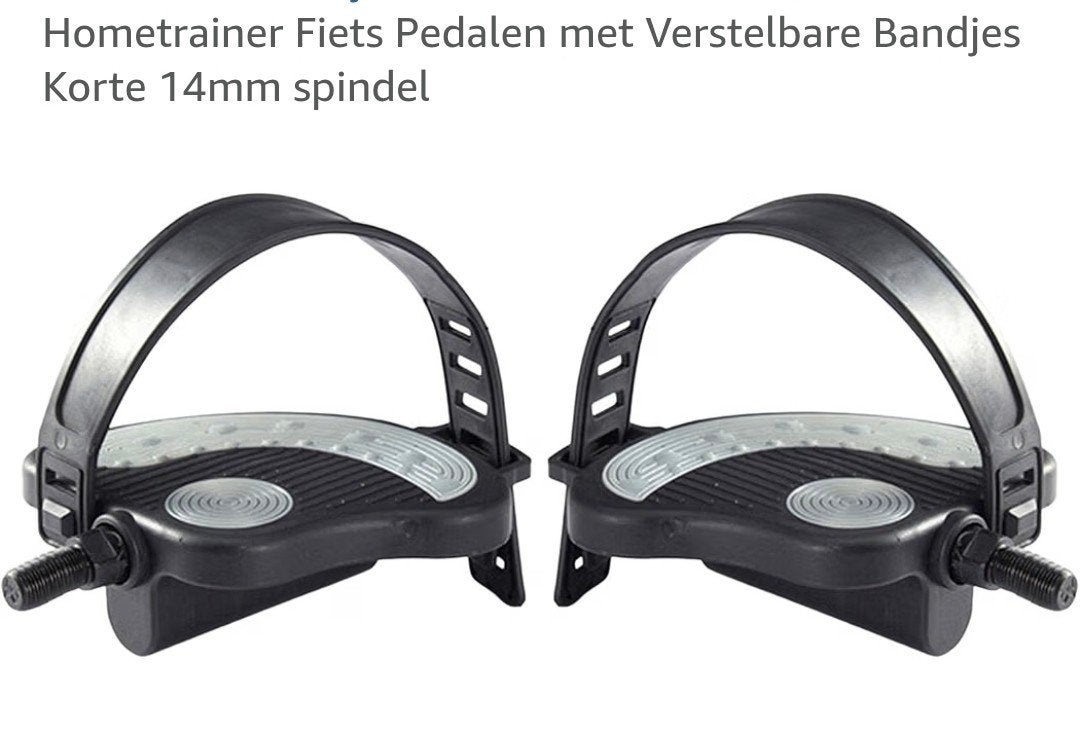 Hometrainer Fiets Pedalen met Verstelbare Bandjes, Ophalen of Verzenden, Nieuw