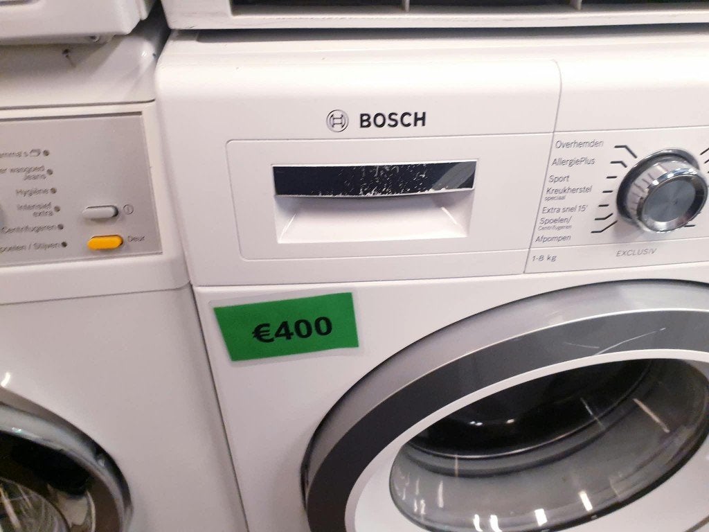 bosch wasmachine 8kg 1600tpm a+++ inc 6 mnd garantie, Ophalen, 1200 tot 1600 toeren, 8 tot 10 kg, Energieklasse A of zuiniger