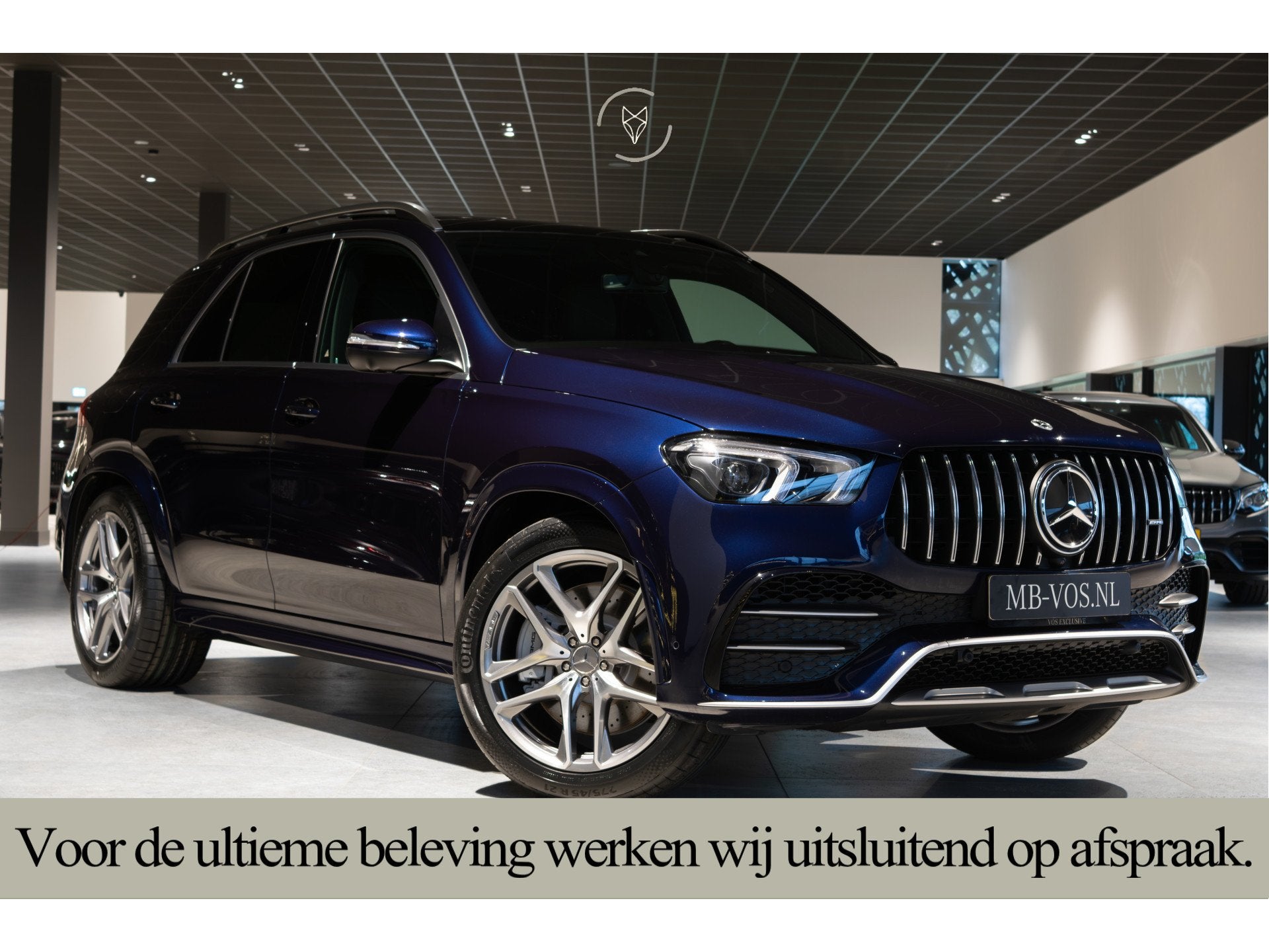 Mercedes-Benz AMG GLE 53 4M+ Grijs kenteken Brabus 500PK|Man, Automaat, Gebruikt, Stoelverwarming, Blauw