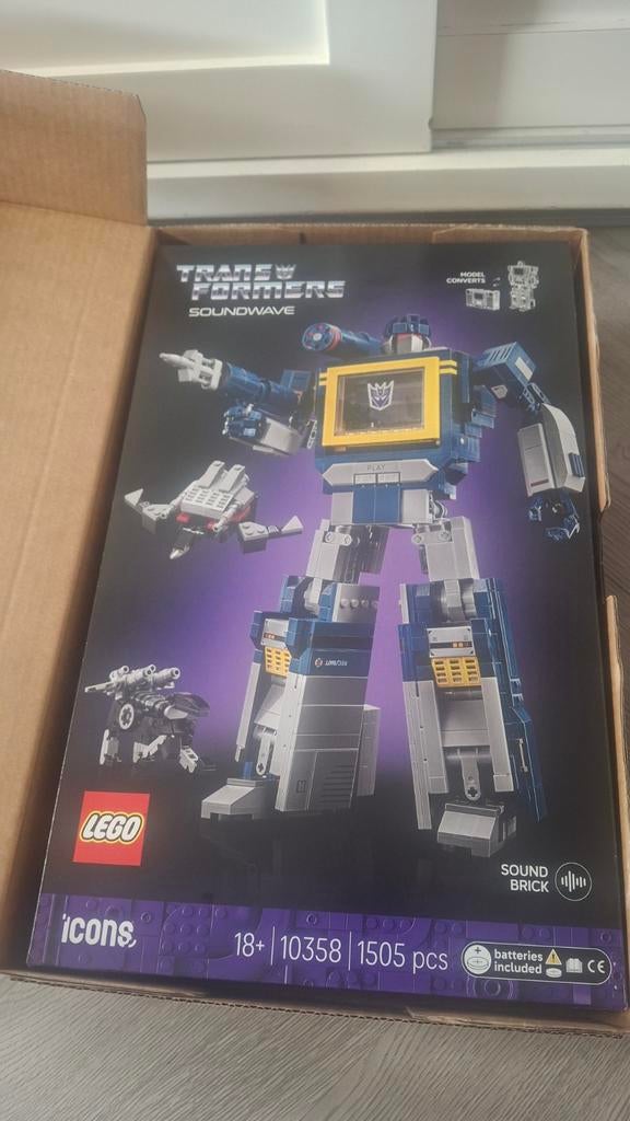 Lego 10358 soundwave, Ophalen of Verzenden, Nieuw