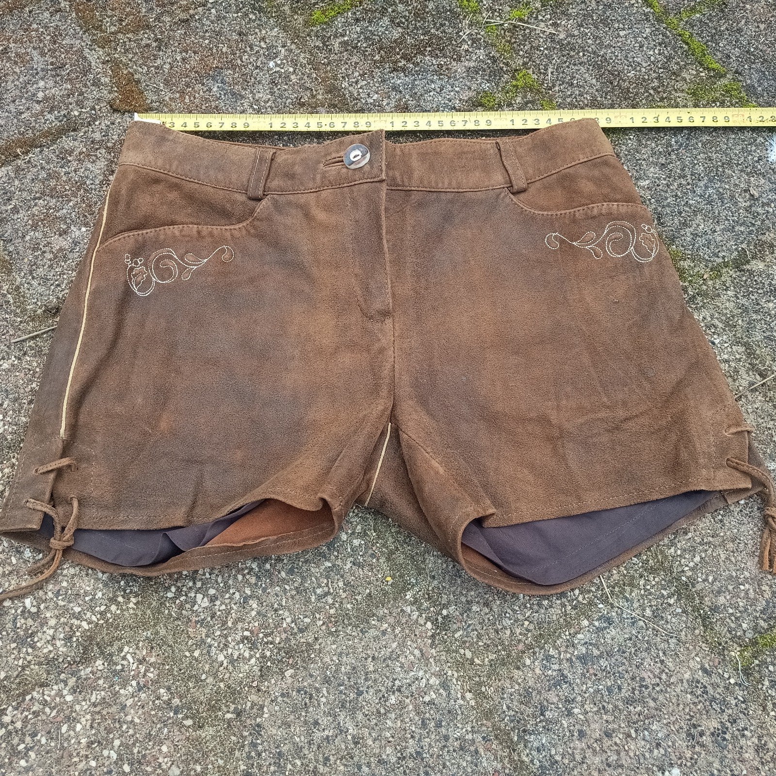 Lederhose 38 Spieth & Wensky geitenleer zgan Oktoberfes, Maat 38/40 (M), Ophalen of Verzenden, Spieth & Wensky, Overige thema's