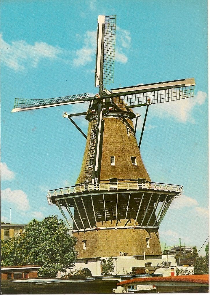 Ansichtkaart Amsterdam De Bloem Korenmolen 1878, Ophalen of Verzenden, 1980 tot heden, Ongelopen, Noord-Holland