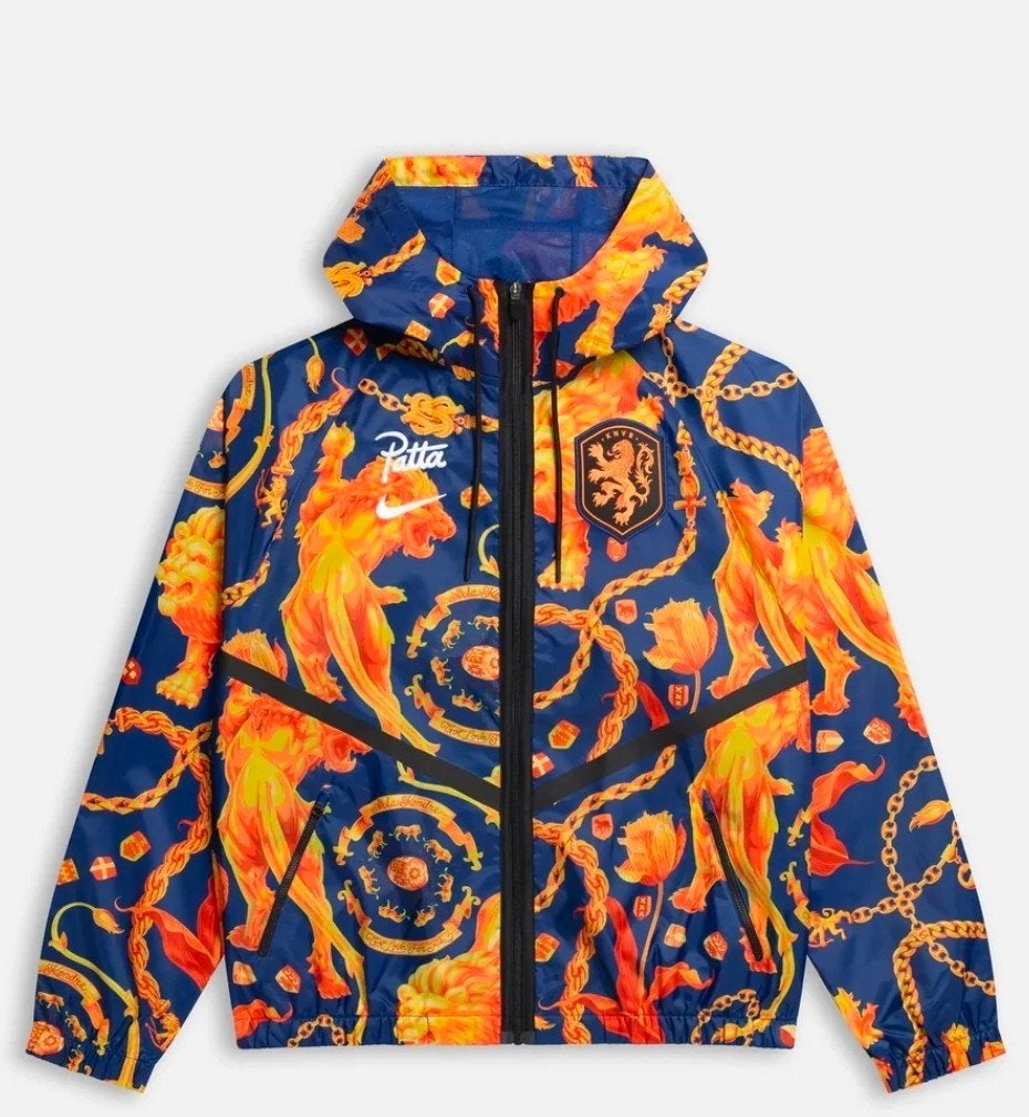 Patta X Nike KNVB Anthem Jacket XXXL - Nieuw, Blauw, Nieuw, Overige maten, Ophalen of Verzenden