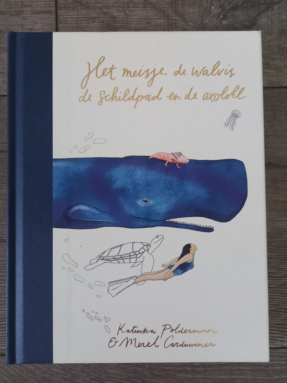 Het meisje, de walvis, de schildpad en de axolotl, Boeken, Ophalen of Verzenden, Nieuw, Katinka Polderman & Merel Corduwener, Nederland