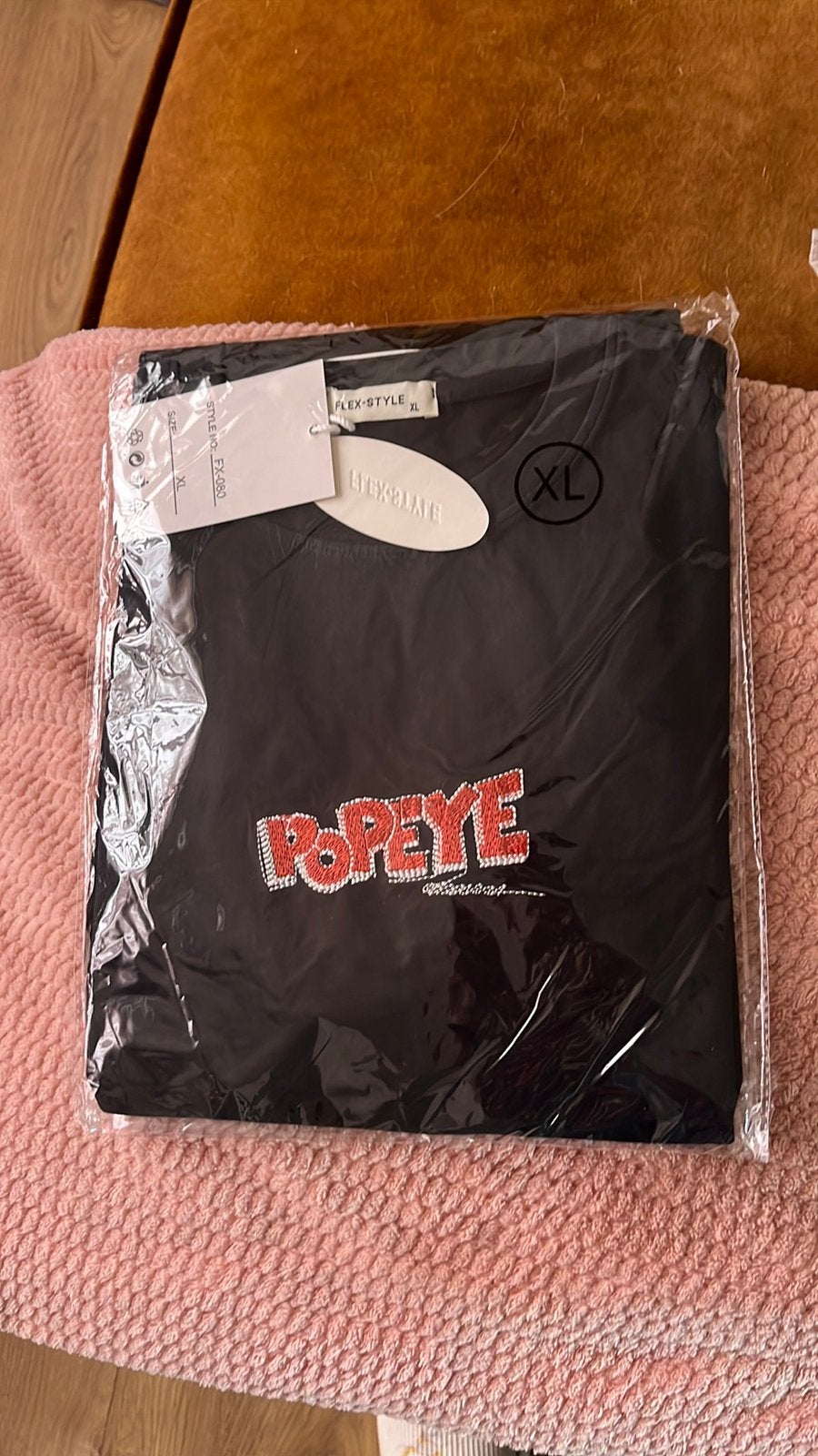 T-shirt popeye nieuw in verpakking XL, Kleding | Heren, Ophalen of Verzenden, Nieuw, Maat 56/58 (XL), Zwart