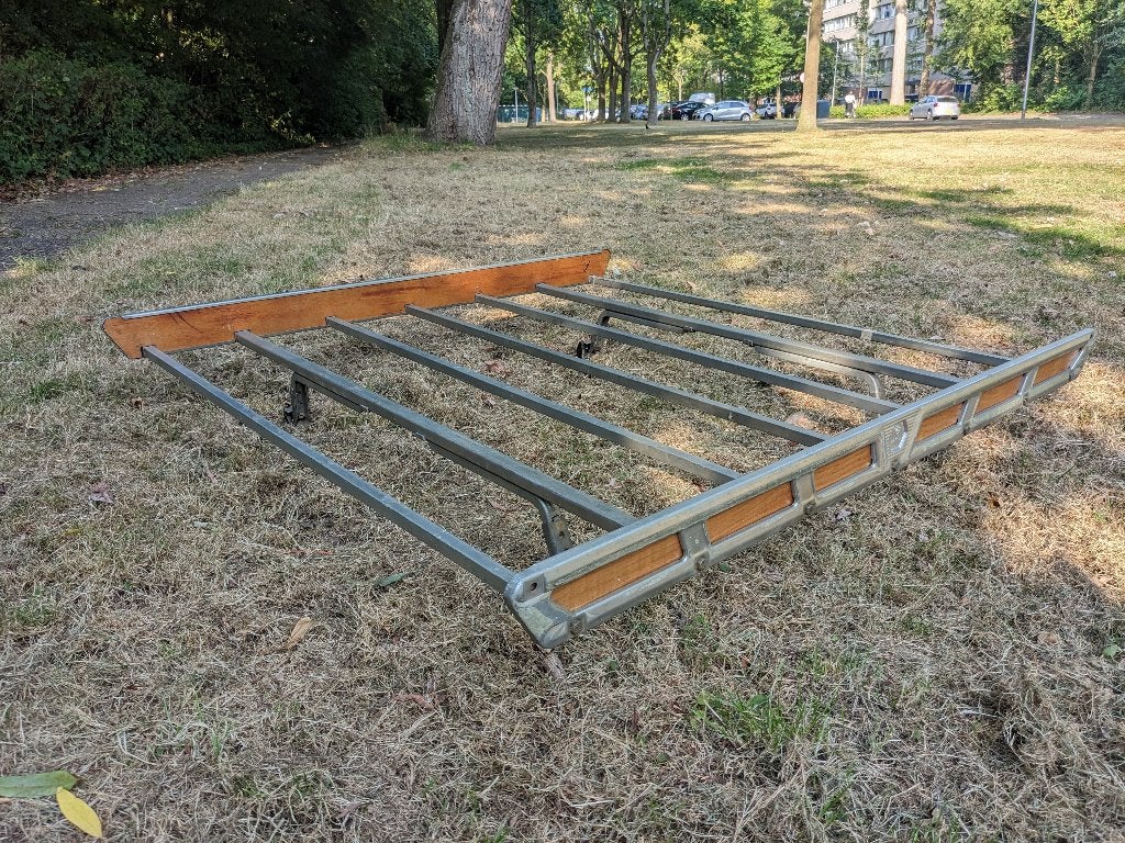 Vintage imperial dakrek met houten latten oldtimer, Ophalen, Gebruikt