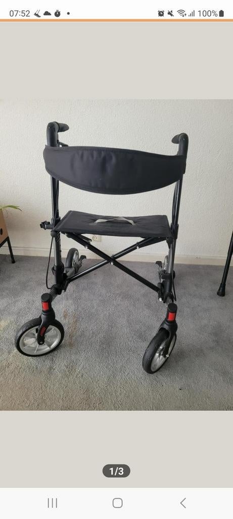 Rollator, Diversen, Rollators, Ophalen of Verzenden, Opvouwbaar, Zo goed als nieuw