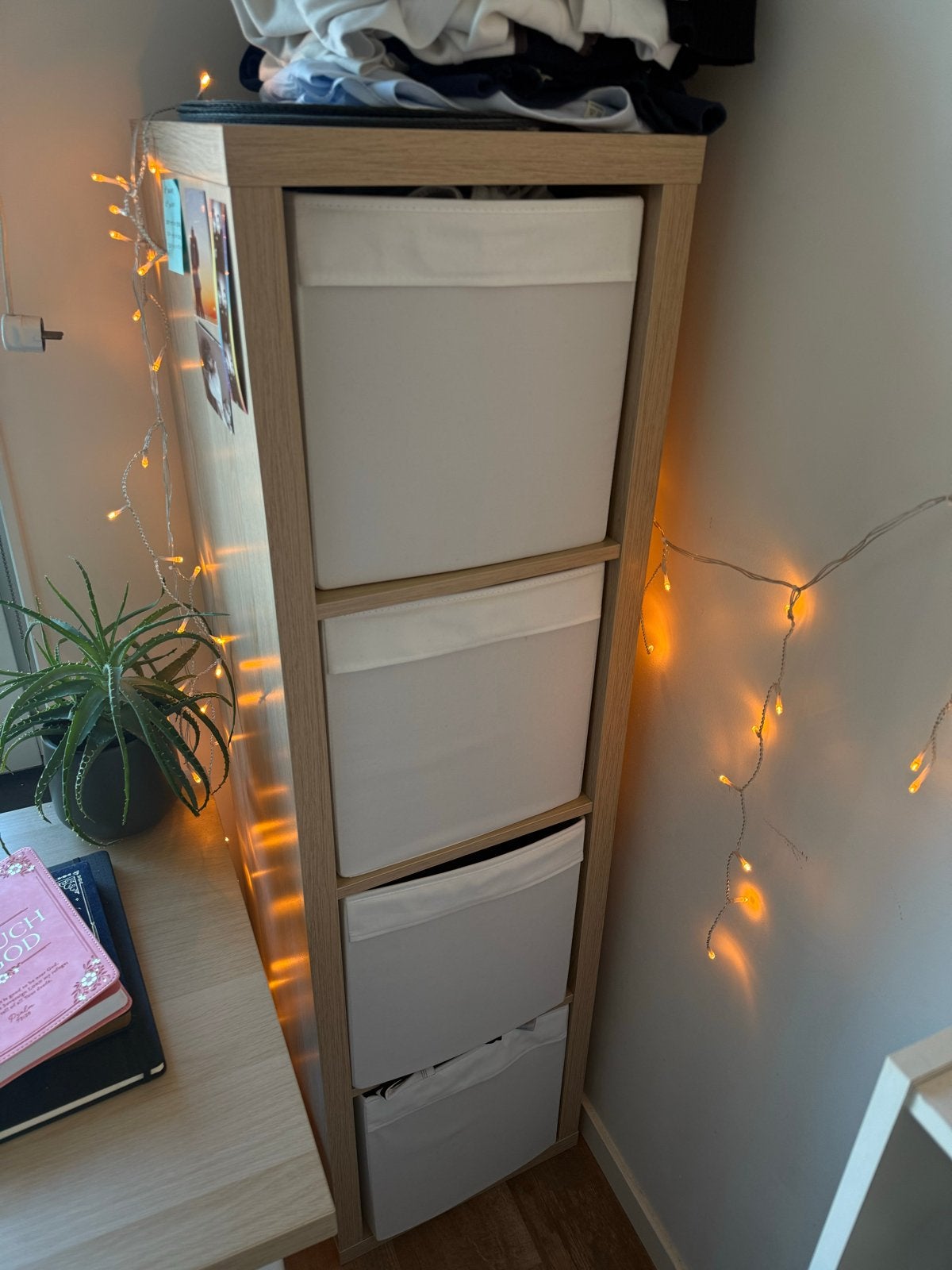 IKEA KALLAX kast met 4 DRÖNA opbergboxen, Ophalen, Gebruikt