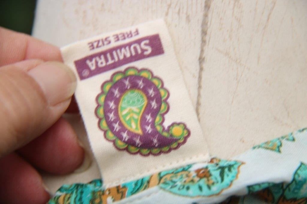 Jurk/ Tuniek groen/ camel Sumitra 1mt (M-L) Vaste prijs AANB, Maat 38/40 (M), Ophalen of Verzenden, Boven de knie, Groen