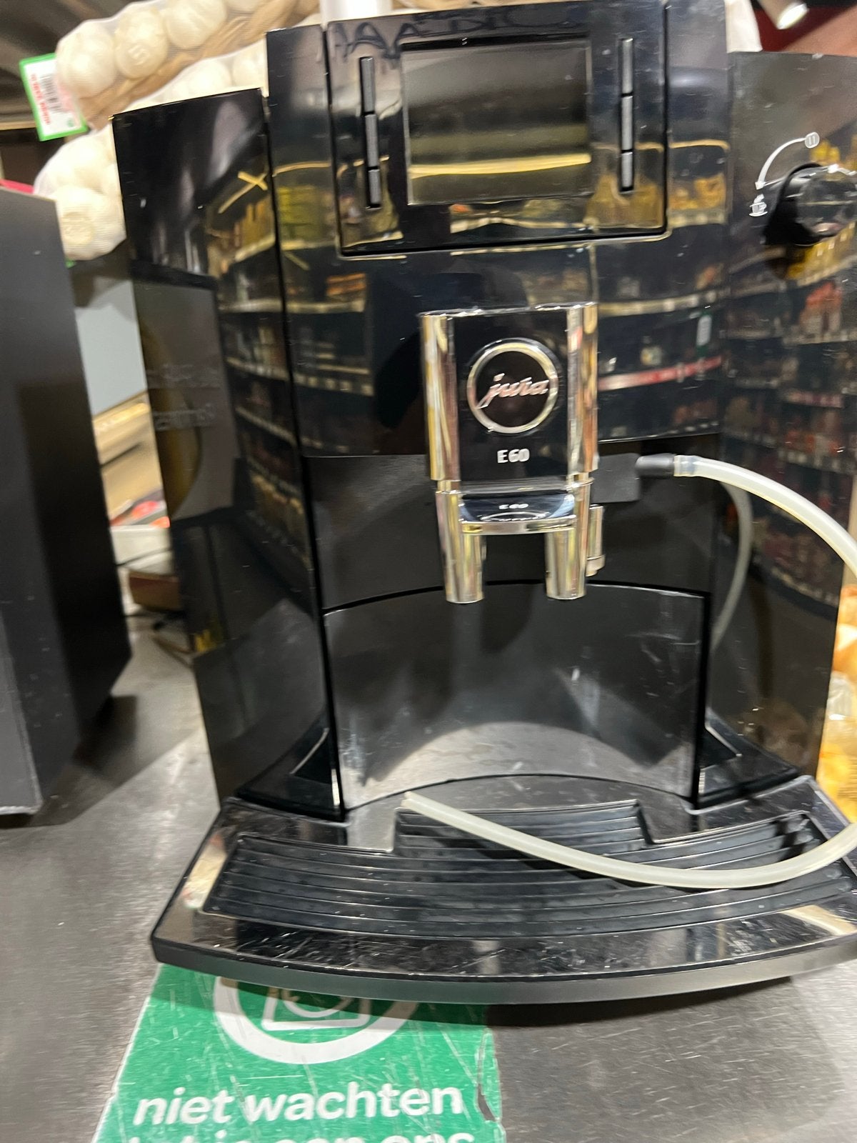 Jura E60 Automatische Koffiemachine - Zwart, Ophalen, Afneembaar waterreservoir, Gebruikt, Koffiemachine