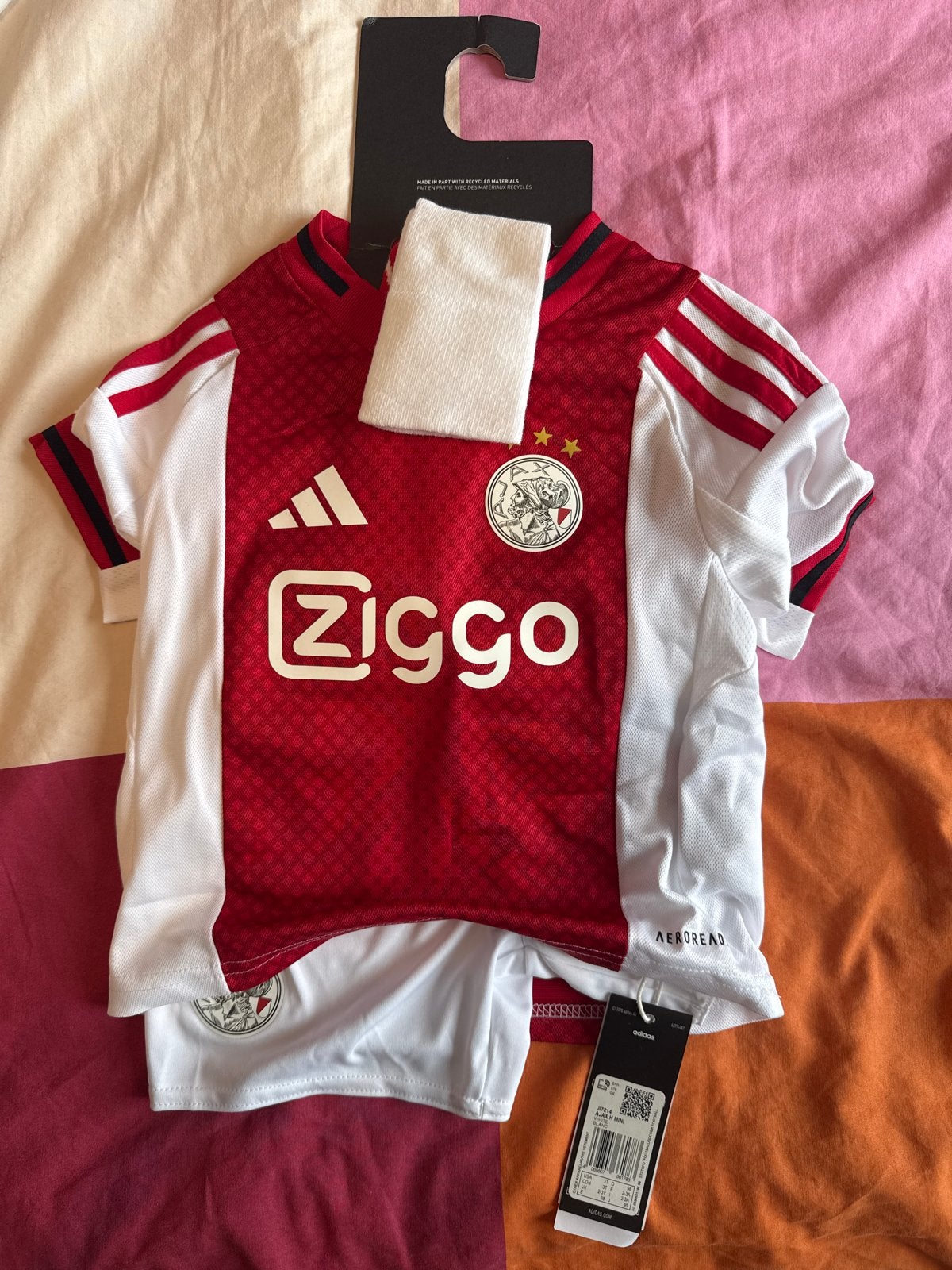 Ajax Thuistenue Mini - Nieuw met labels, Ophalen of Verzenden, Nieuw, Jongen of Meisje