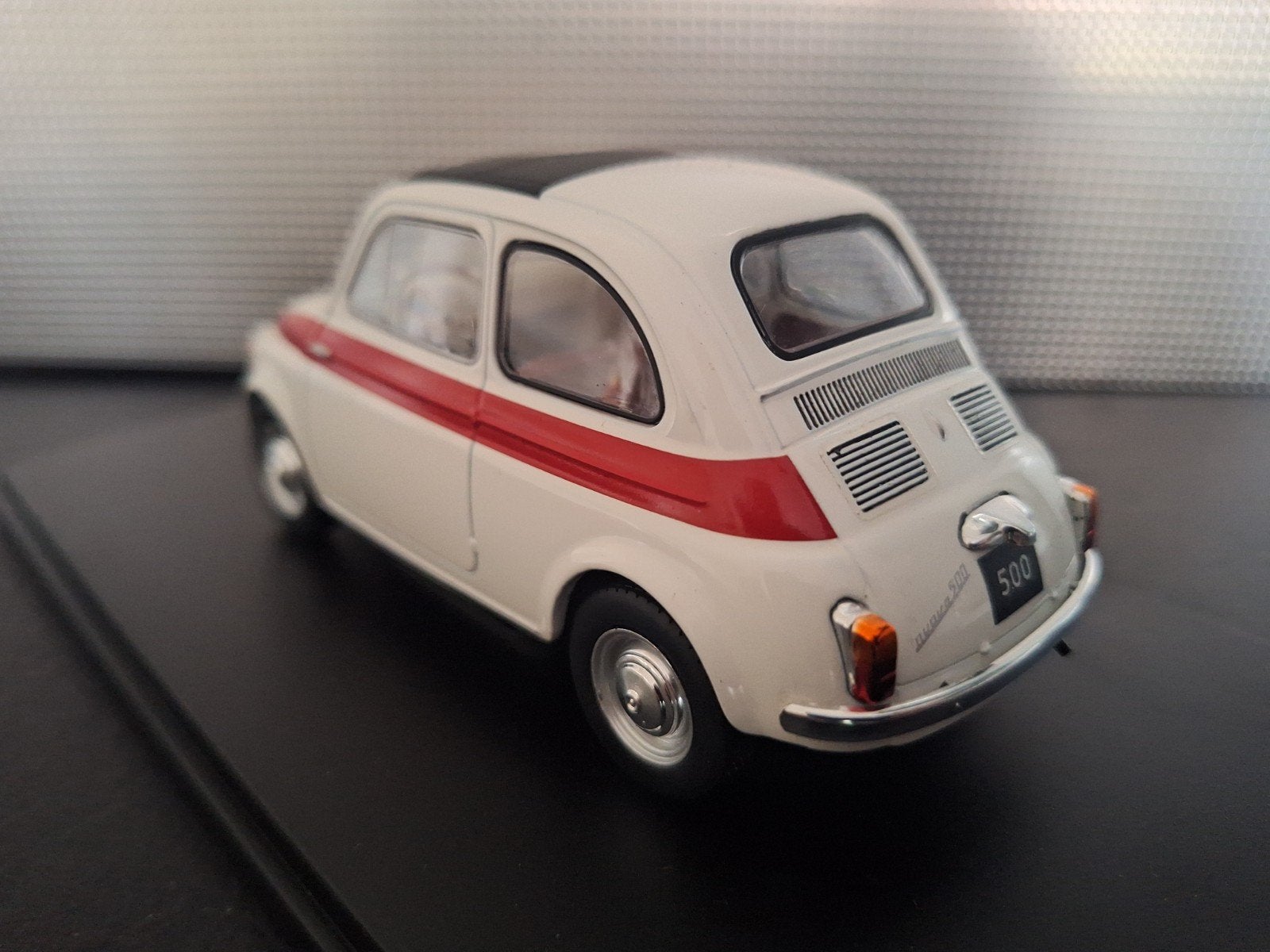 Fiat 500 1960 Schaal 1:24, Overige merken, WhiteBox, Auto, Nieuw