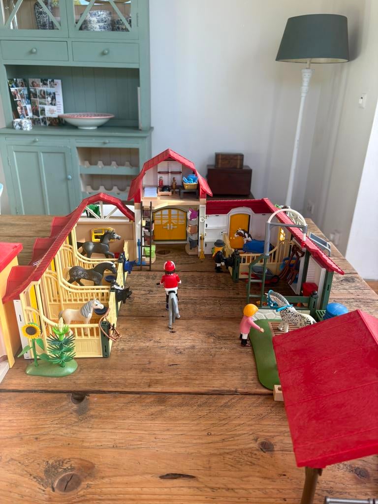 Playmobiel Country paardenmanege/ranch/wedstrijdpiste….., Ophalen, Gebruikt, Complete set
