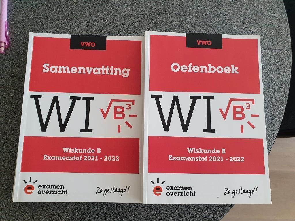 Samenvatting en Oefenboek VWO Wiskunde B 2021-2022, Ophalen of Verzenden, Gelezen, VWO