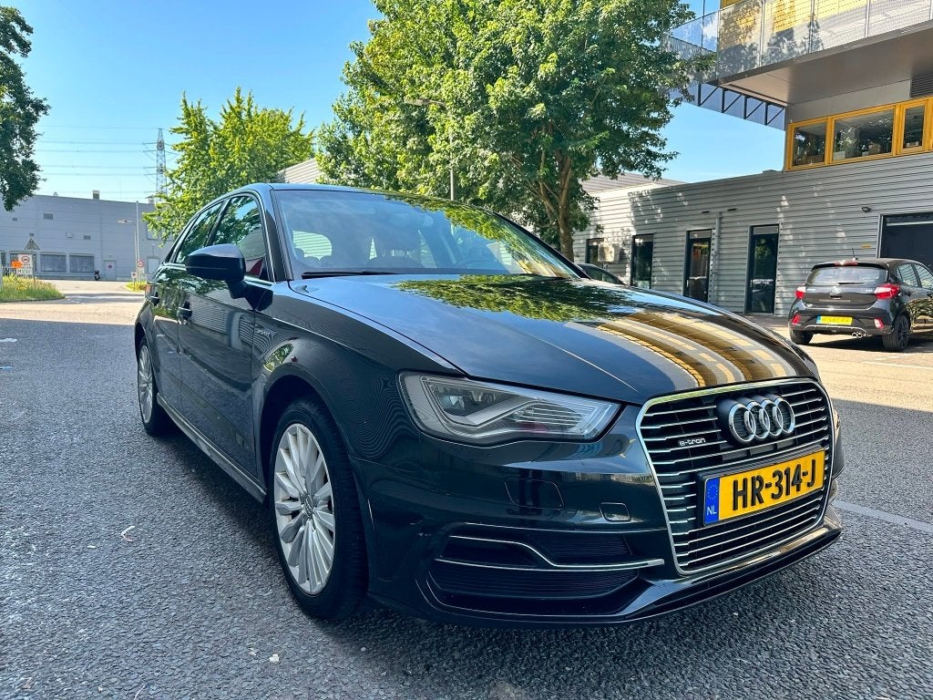 Audi A3 1.4 Tfsi 204pk E-tron Phev S Tronic 2014 Zwart, Auto's, Audi, Zwart, 4 cilinders, Zwart, Plug-in hybride