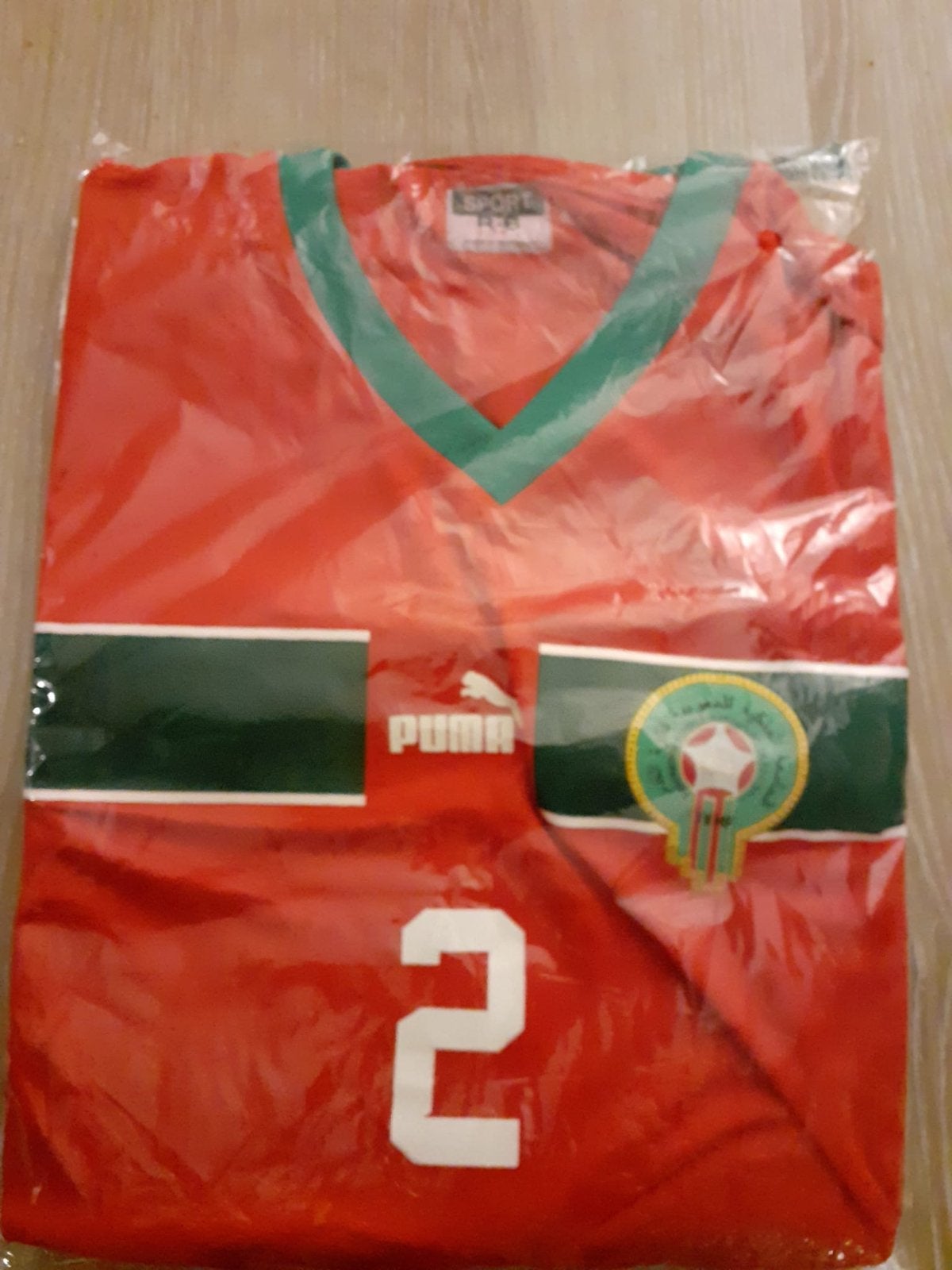 Marokko Voetbalshirt Rood - Maat 14 (R-B Sport), Maat XS of kleiner, Ophalen of Verzenden, Nieuw, Shirt