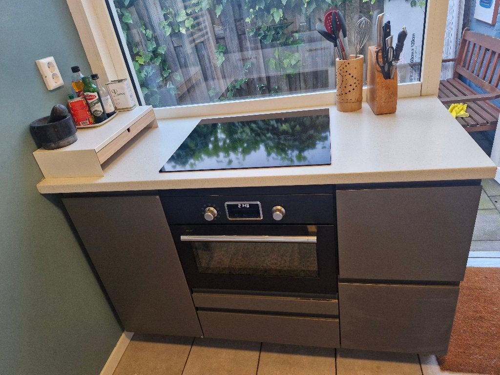 Keukenblok/ kookeiland, Huis en Inrichting, Ophalen, Gebruikt, 100 tot 150 cm, Minder dan 100 cm