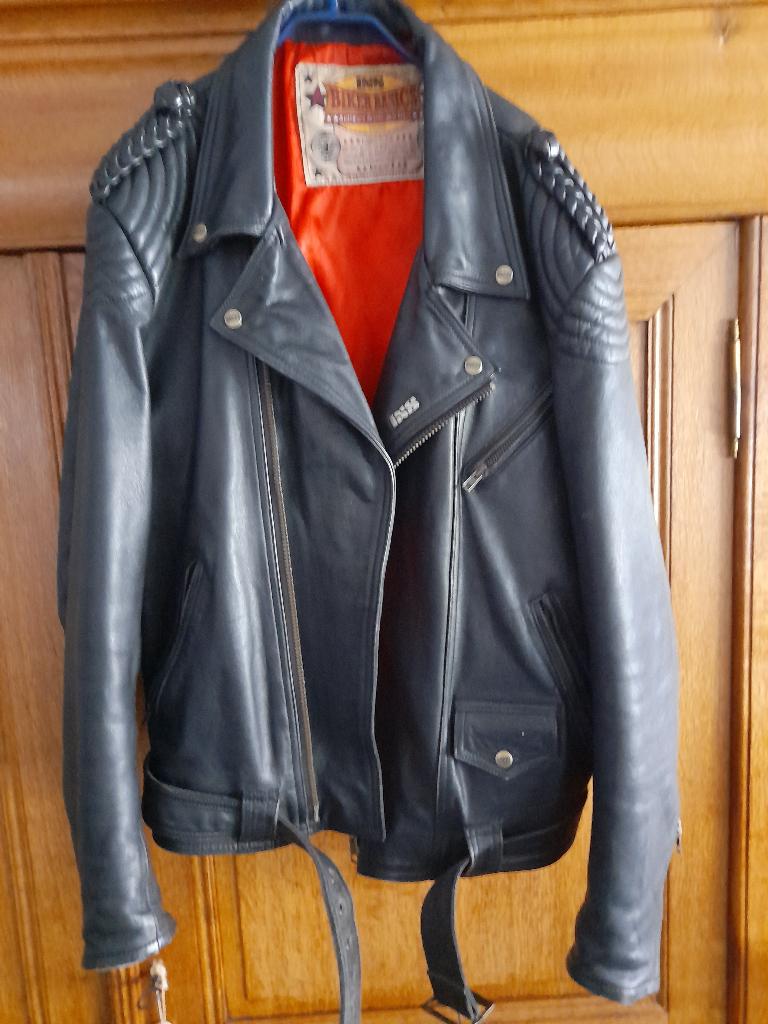 vintage leren motorjas, Ophalen, Tweedehands, Heren, Jas | leer