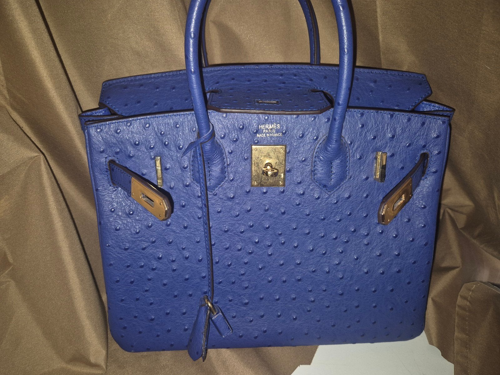 hermes Birkin blue bag, Ophalen of Verzenden