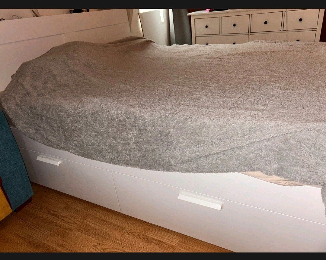 ikea Brimnes bed met hoofdeinde en 4 grote lades, Huis en Inrichting, Ophalen of Verzenden, Tweepersoons