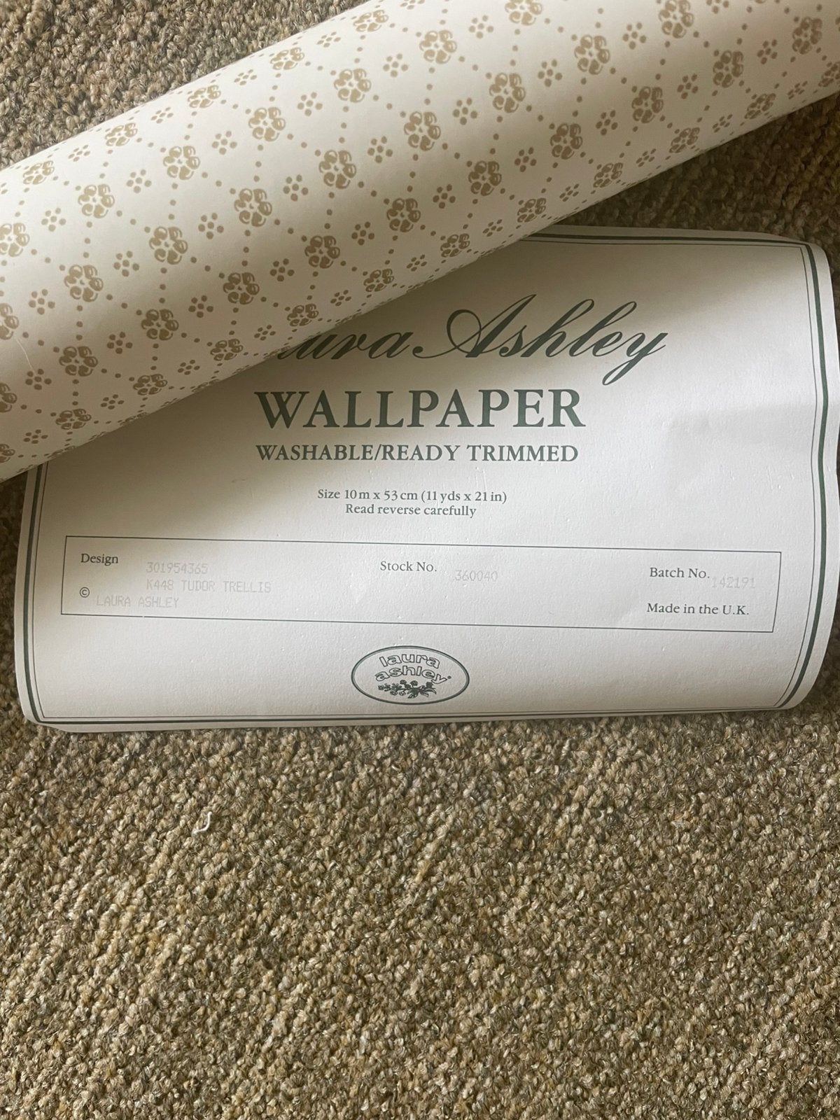 Laura Ashley behang, Huis en Inrichting, Stoffering | Behang, Ophalen of Verzenden