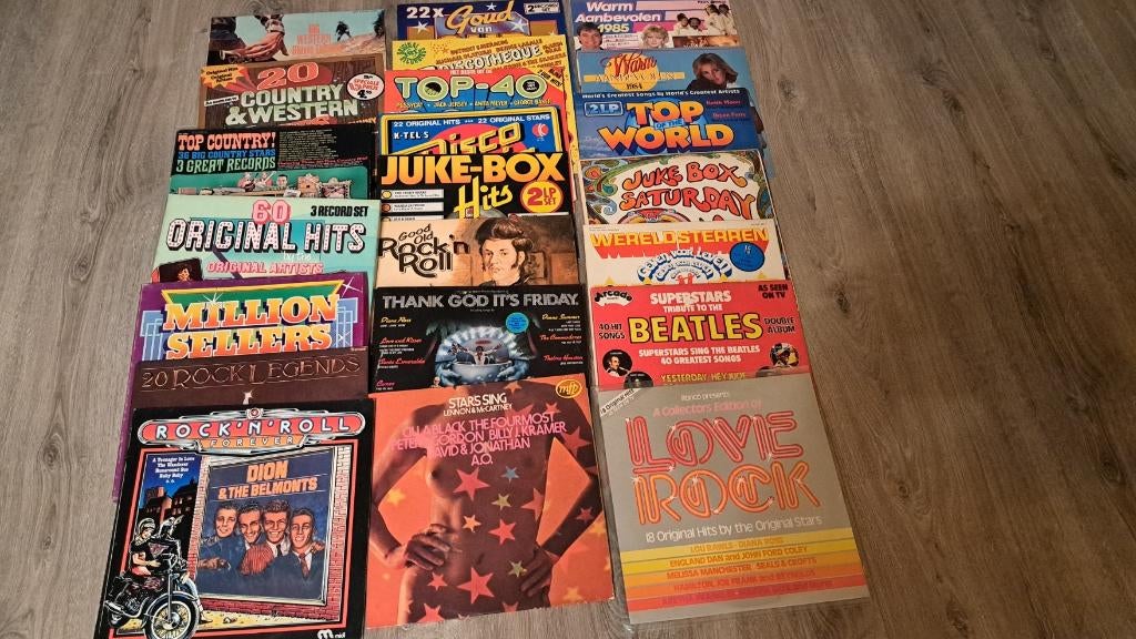 Kleine 30 LP's, diverse genres, Inclusief binnenhoes, Ophalen of Verzenden, Gebruikt, Overige formaten
