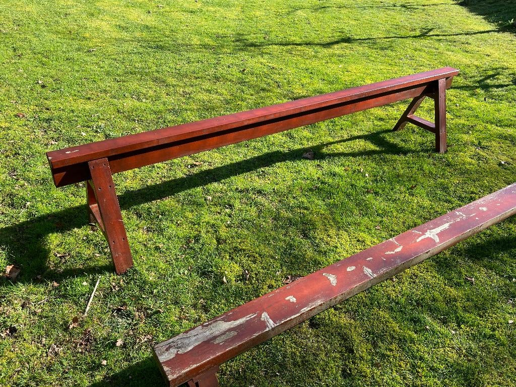 D960 Houten Turnbalk Evenwichtsbalk Oefenbalk Turnen 60, Maat 36 t/m 42, Ophalen, Gebruikt, Materiaal
