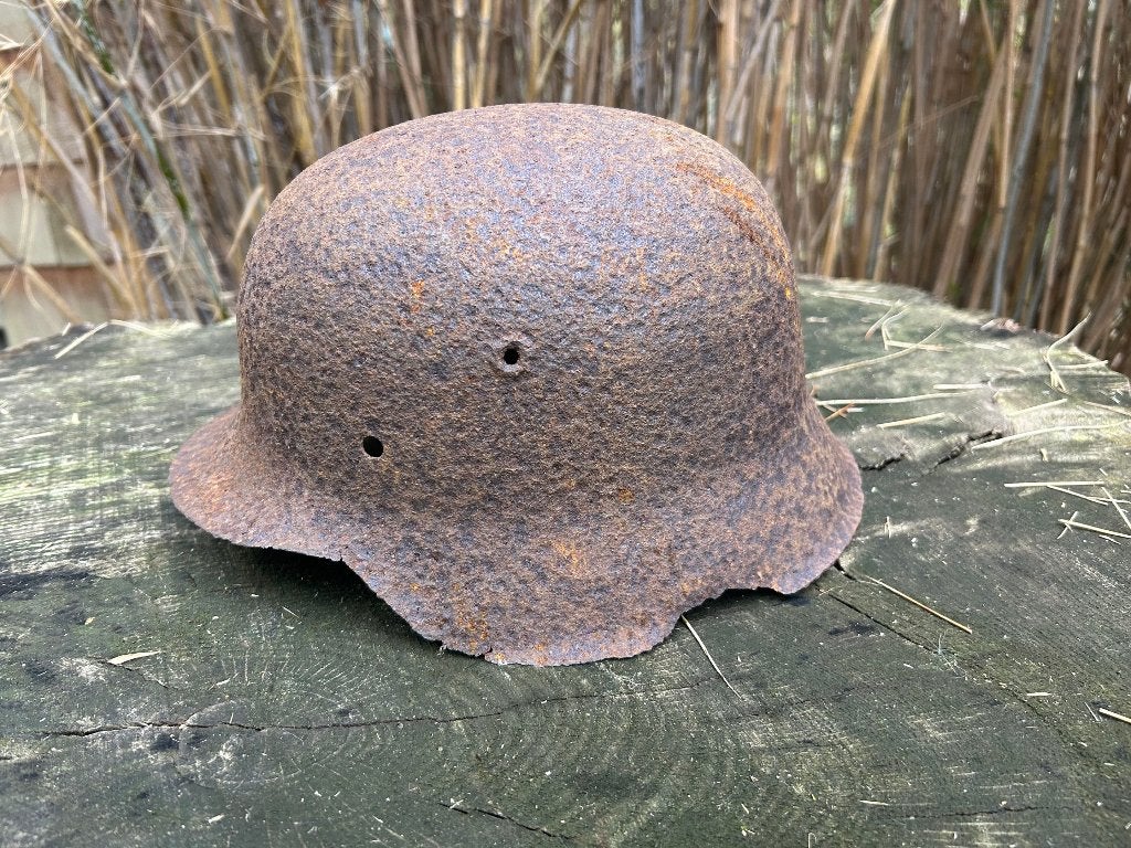 Duitse M42 helm WO2, Ophalen of Verzenden, Duitsland, Helm of Baret