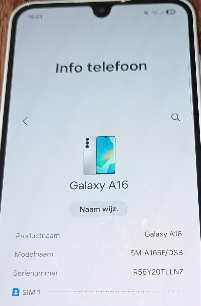 Samsung Galaxy A16, Touchscreen, Nieuw, Ophalen of Verzenden, Zonder simlock
