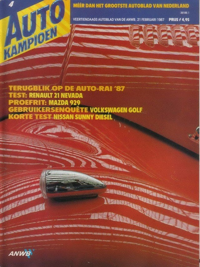 Autokampioen 4 1987 : Renault 21 Nevada GTS - Mazda 929, Ophalen of Verzenden, Gelezen, Algemeen