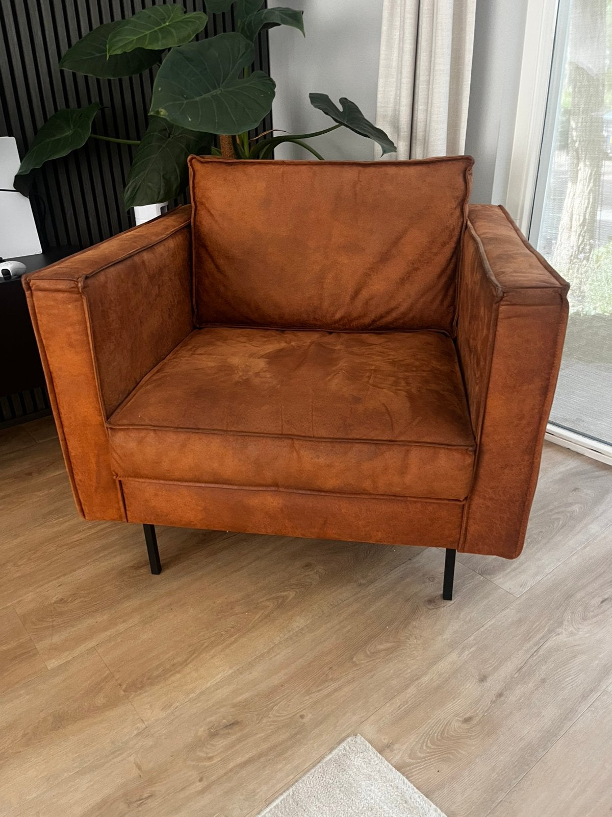 Grote Fauteuil/ stoel van Zitmaxx wonen, Ophalen, Zo goed als nieuw, 100 tot 125 cm, Leer