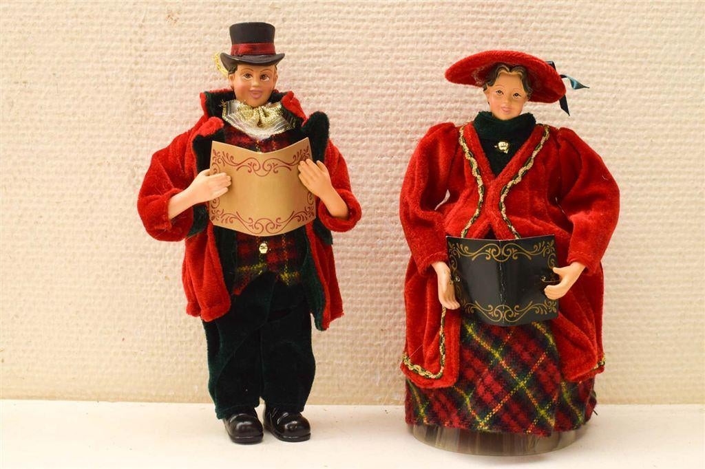 Set van 4 Christmas Carollers uit het verhaal van dickens 43, Diversen, Kerst, Ophalen of Verzenden, Gebruikt