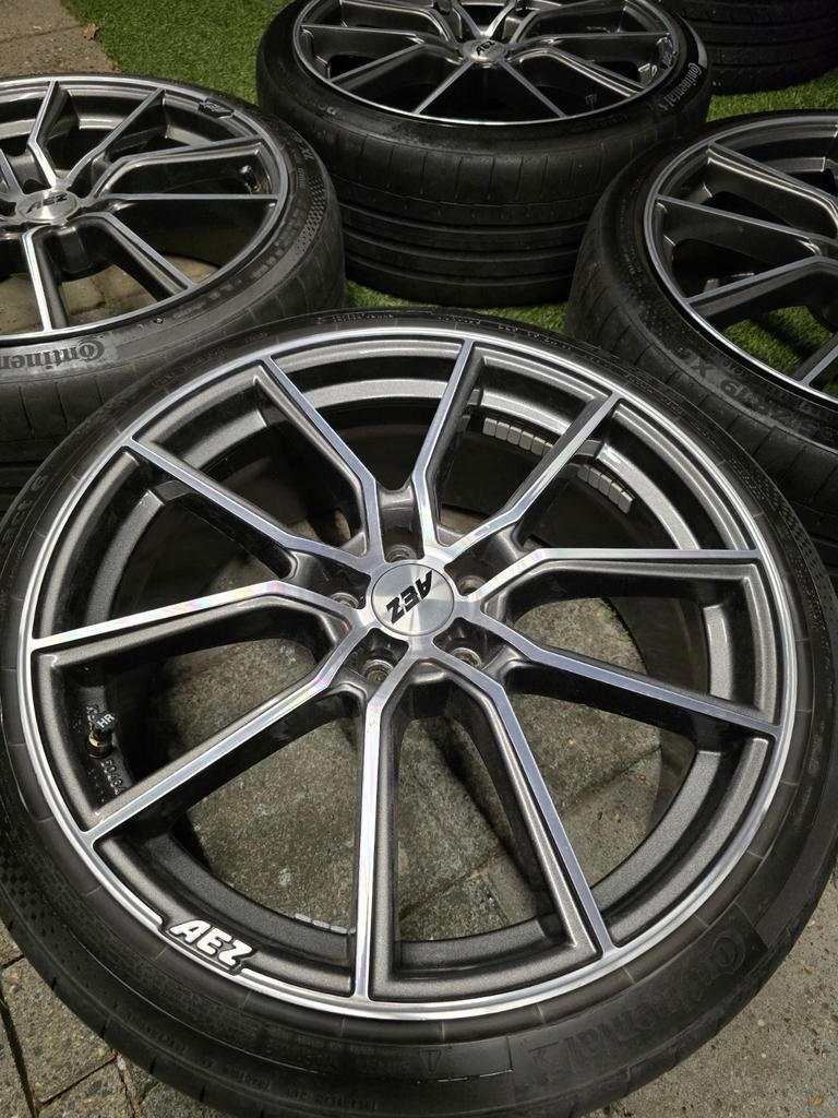 Mooie set 19 inch aez velgen te koop 5x108, 19 inch, Gebruikt, Banden en Velgen, Ophalen of Verzenden
