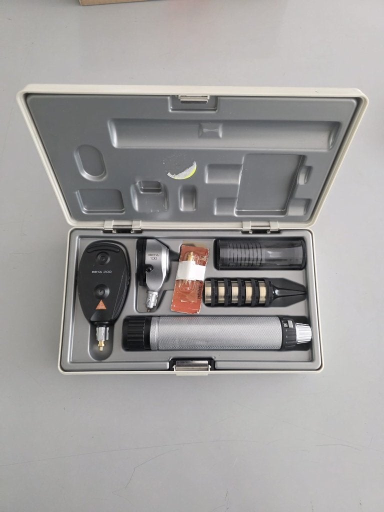 Heine Otoscope + Ophthalmoscope set, Gebruikt, Info@heine.com, Ophalen of Verzenden, Minder dan 400x