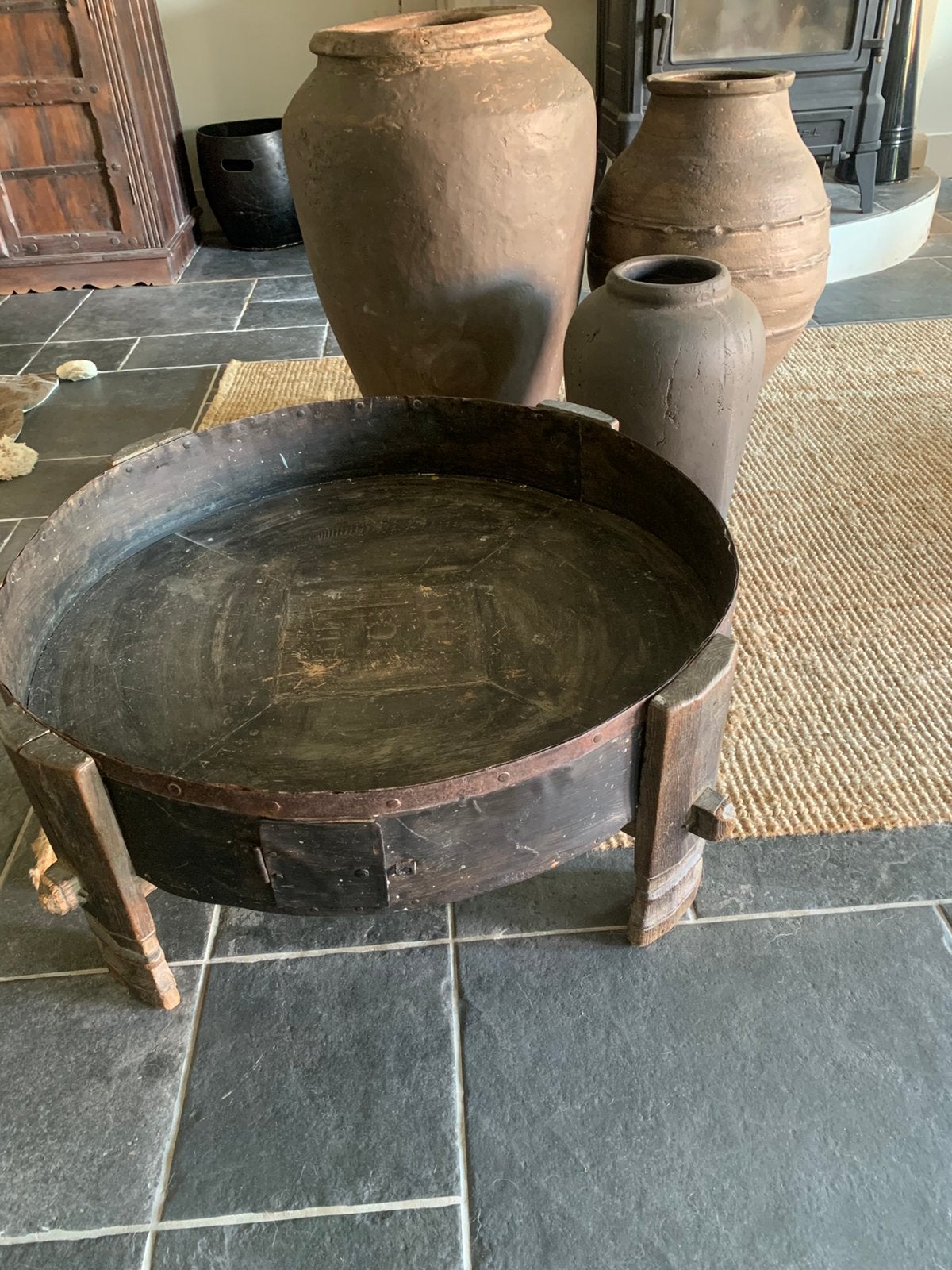 Chakki tafel orginele, Ophalen