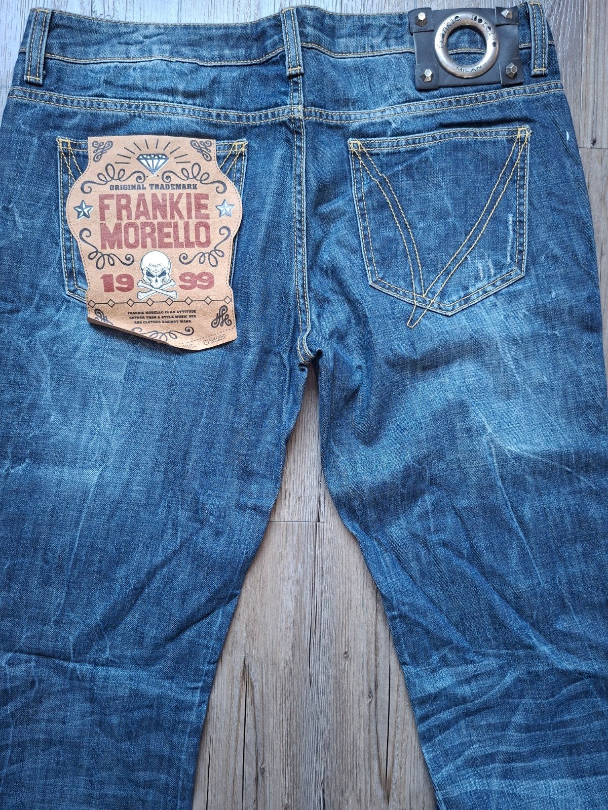 FRANKIE MORELLO jeans W36 L34, W36 - W38 (confectie 52/54), Blauw, FRANKIE MORELLO, Nieuw