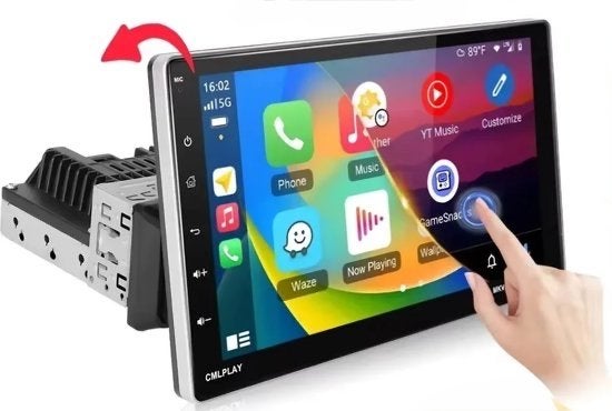 CMLPLAY Android Auto Radio - 9 inch touchscreen, Ophalen, Zo goed als nieuw