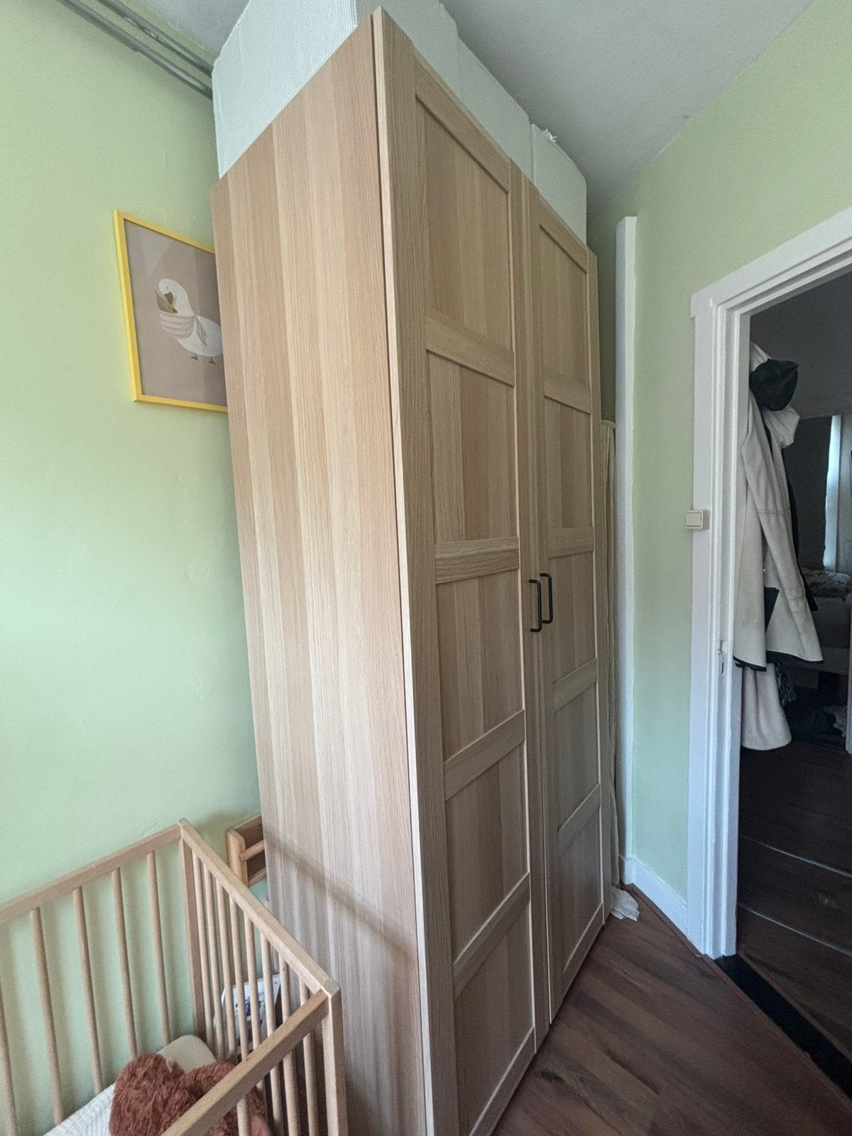 Ikea kleding kast, Huis en Inrichting, Kasten | Kledingkasten, Gebruikt, 100 tot 150 cm, 200 cm of meer, Overige houtsoorten