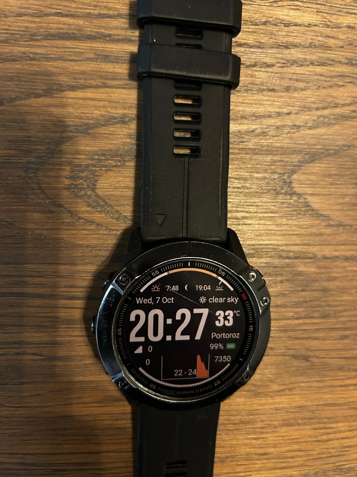 Garmin Fenix 6X Pro sporthorloge, Zwart, Ophalen of Verzenden, Waterdicht, Afstand