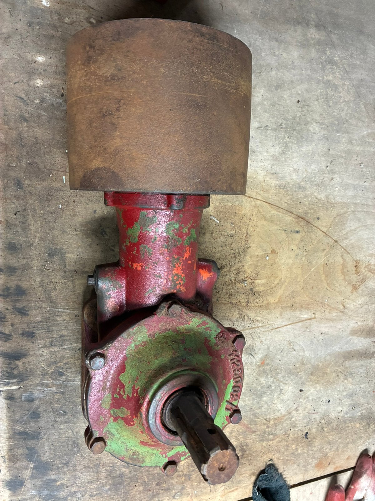 Originele IHC McCormick Haakse Aftakaskast / Riemschijf, Ophalen