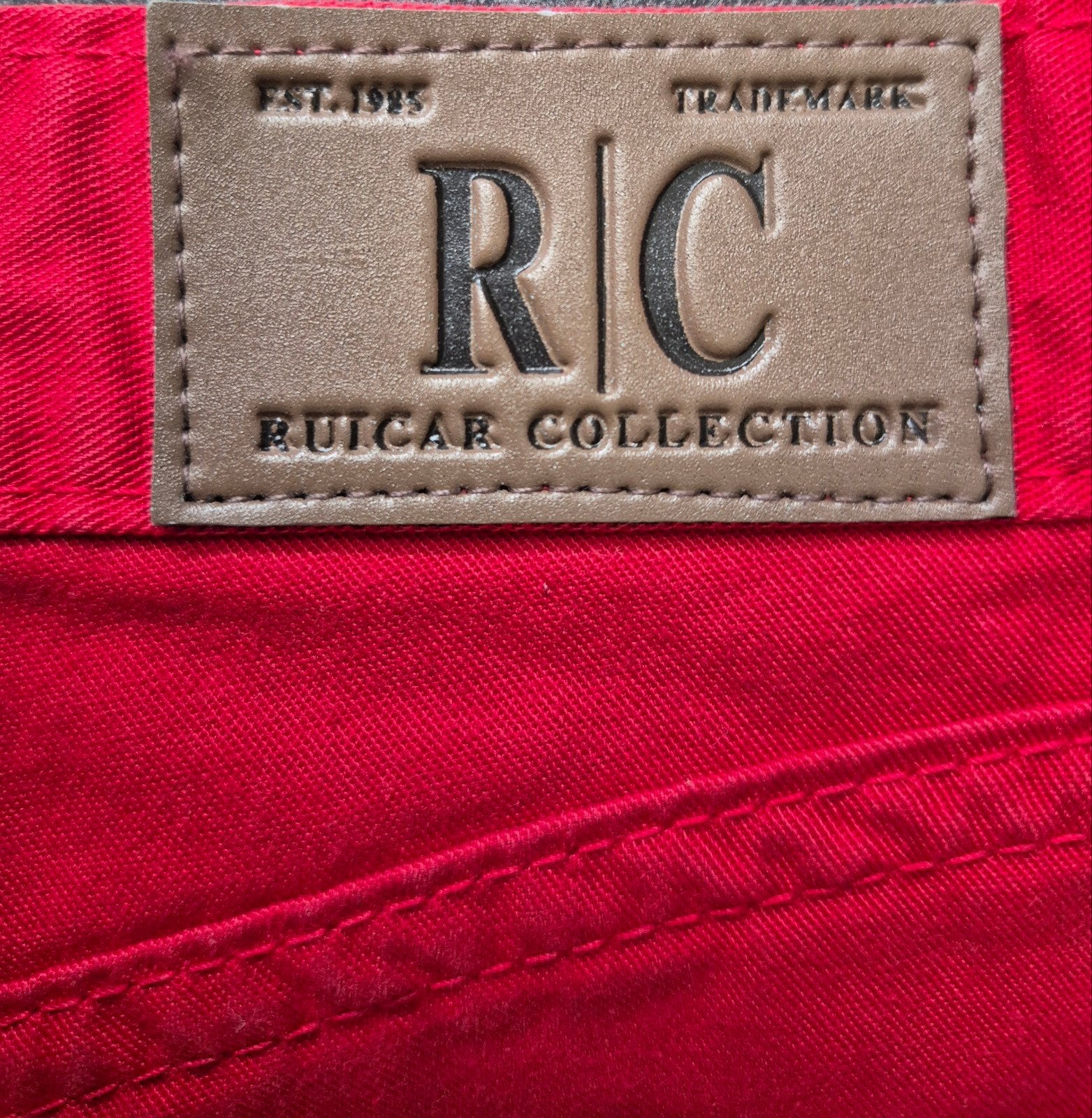 Ruicar Collection Flared Jeans Maat 38 Rood, Overige kleuren, Zo goed als nieuw, W30 - W32 (confectie 38/40), Ruicar Collection