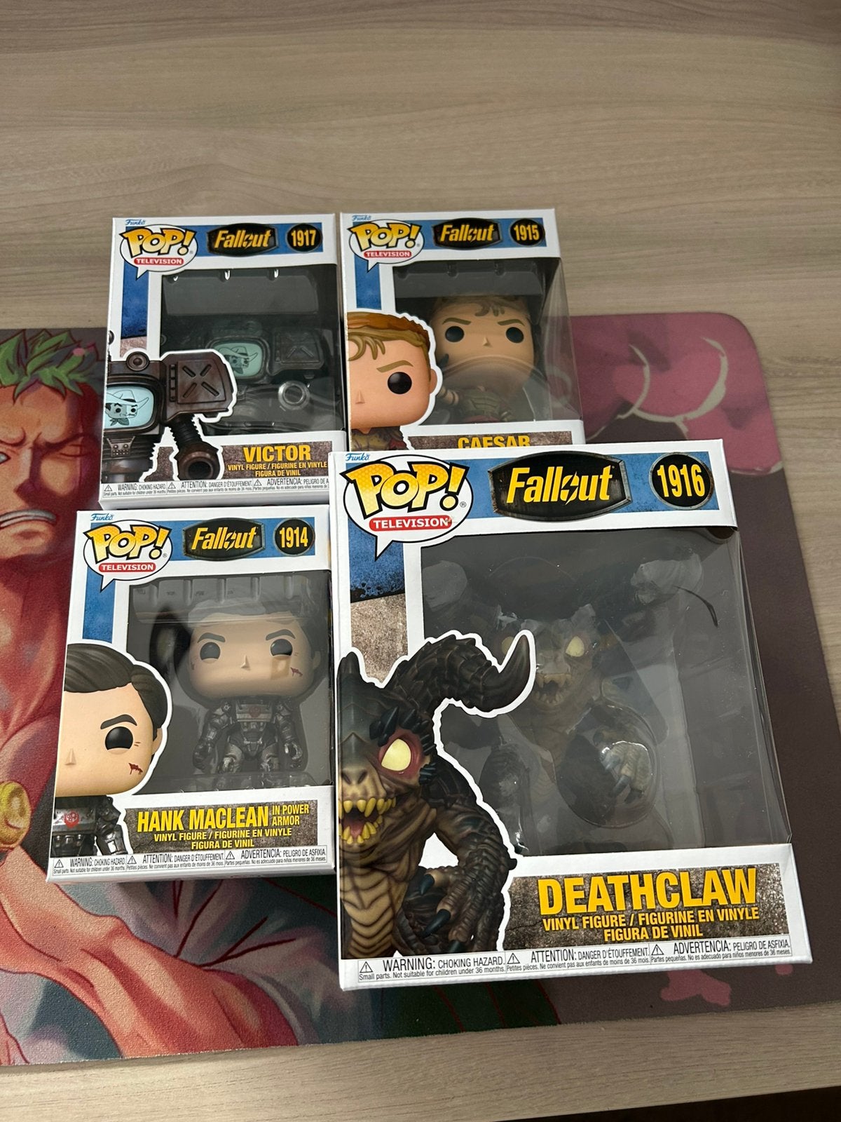 Funko Pop Fallout Victor, Caesar, Hank MacLean & Deathclaw, Ophalen of Verzenden, Funko europe, Kakz 3 13388 UK, Funko@europe.com