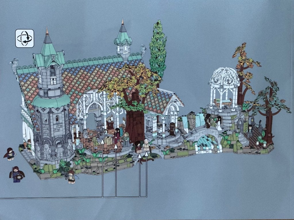 Lepin Rivendell NIEUW The Lord Of The Rings 6181 bouwstenen, Ophalen of Verzenden, Nieuw, Overige merken