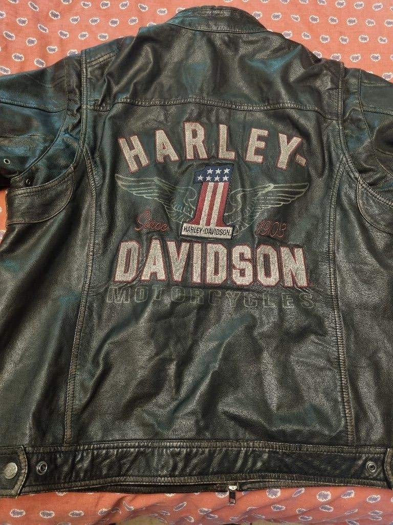 Harley Davidson vest, Motoren, Kleding | Motorkleding, Jas | leer, Heren, Tweedehands, Ophalen of Verzenden