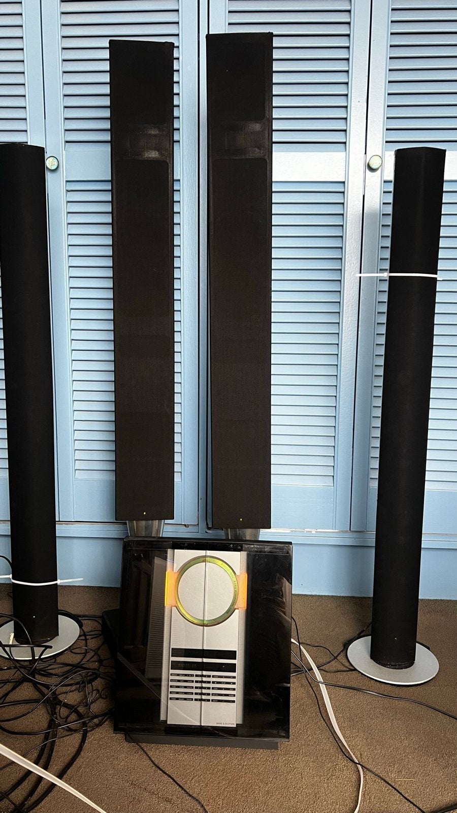B&O BeoSound 3000 Radio CD speler met 4 speakers en afstands, Ophalen, Gebruikt, Losse componenten, Bang & Olufsen