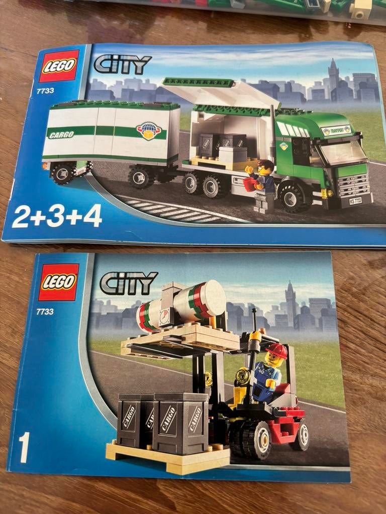 Lego city 7733 vrachtwagen en vorkheftruck, Kinderen en Baby's, Speelgoed | Duplo en Lego, Ophalen of Verzenden, Gebruikt, Complete set