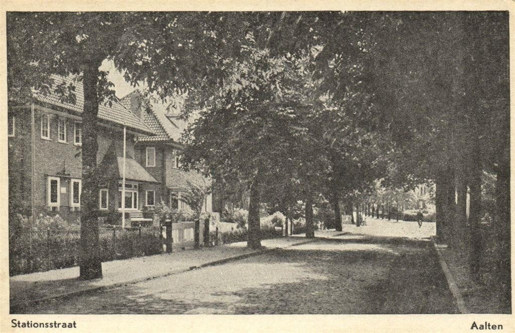 Stationsstraat - Aalten - ongelopen, Ophalen of Verzenden, 1920 tot 1940, Ongelopen, Noord-Brabant