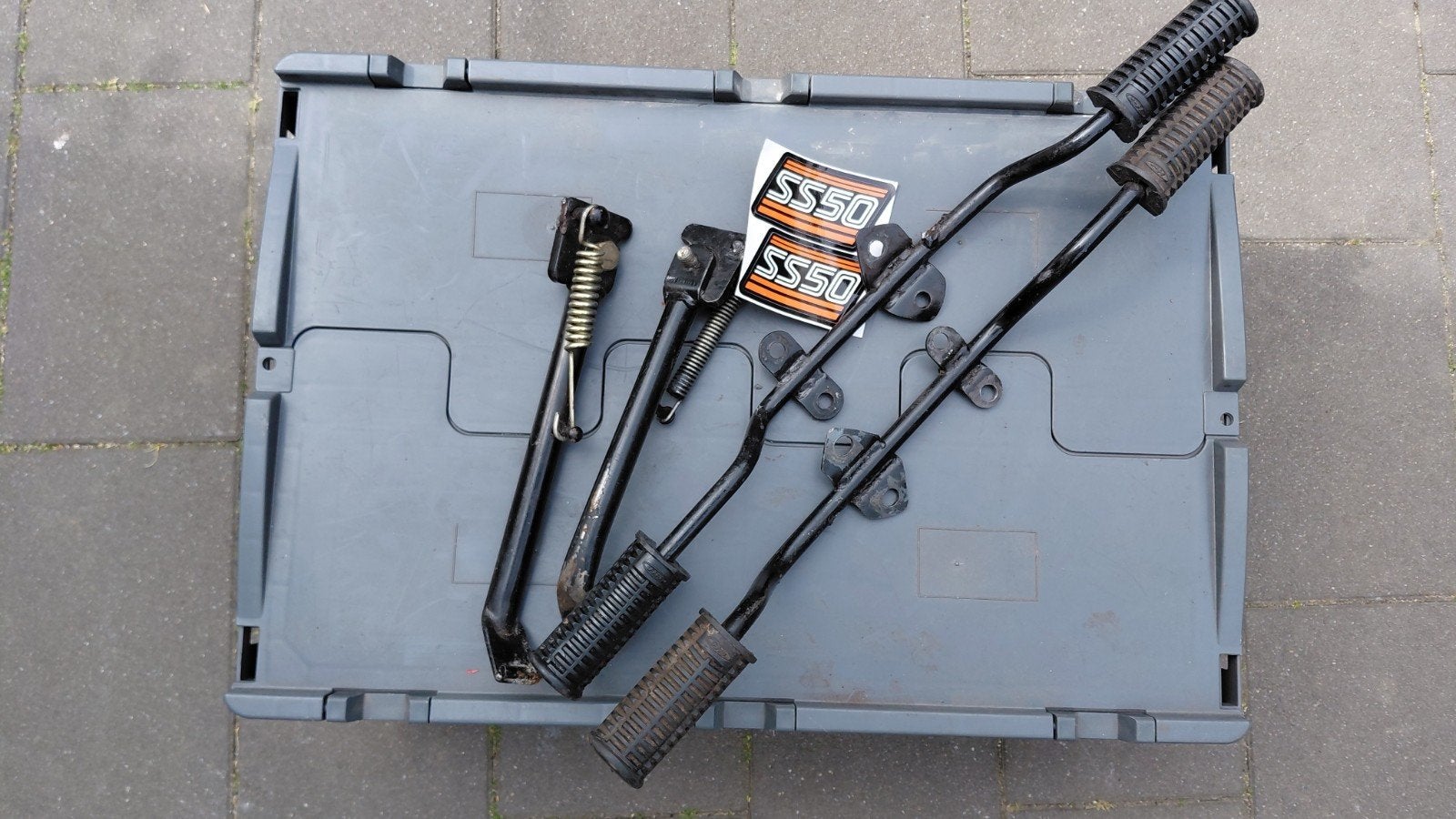 Honda SS50 steppenbalk voor iemand die lassen kan., Ophalen of Verzenden, Gebruikt, Frame, Overige merken