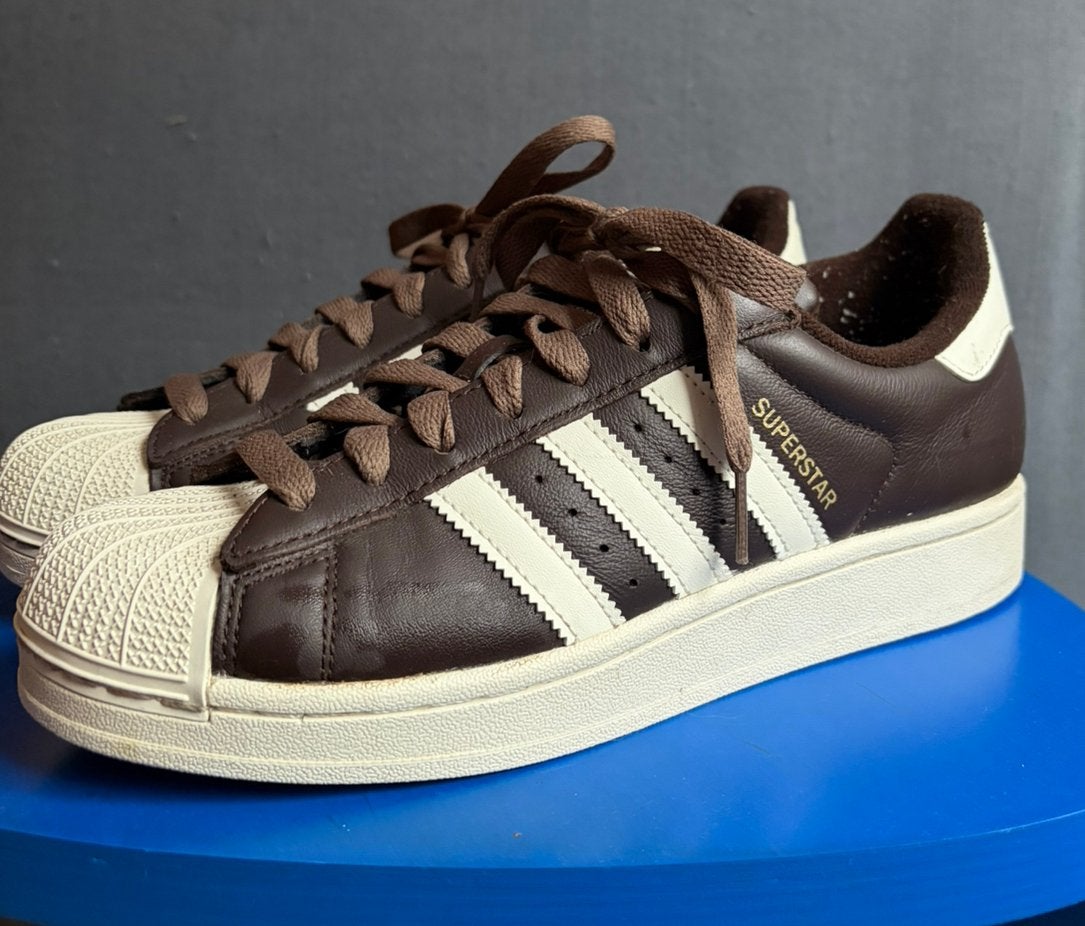 Adidas Superstar II maat 40 2/3, Ophalen, Gedragen, Bruin